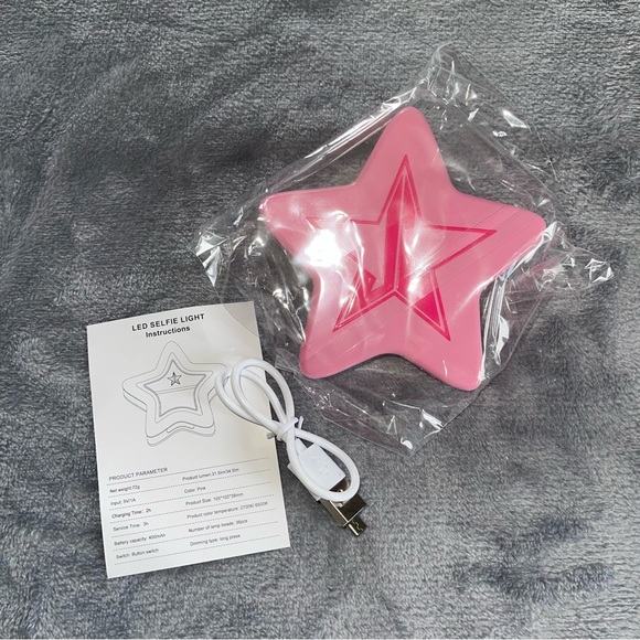 Jeffree Star LED Pink Star Cell Phone Selfie Light - Picture 4 of 5